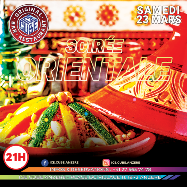 Flyer Oriental bars discothèques
