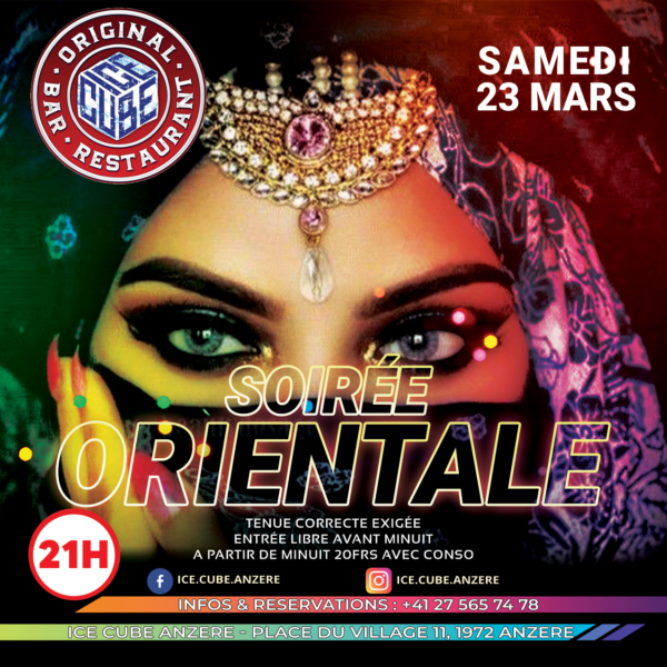 Flyer Oriental bars discothèques